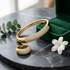 Hb 2032 Xuping C Gold Bracelet openable with Ring