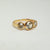 Hb 1347 Rose gold Ring zircon adjustable