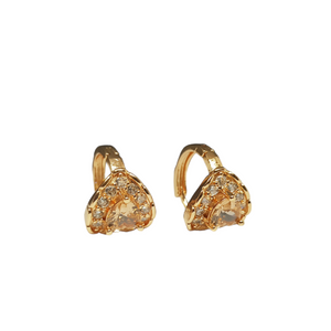 Hk 907 Rose gold plated Ear tops (C)