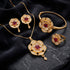Hb 5526 Rose gold plated Pednant Set