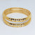 Hs 4909 Gold look bangles pair