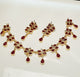 Hnk 664 Gold plated necklace set