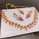Hnk 7230 Gold plated Necklace set